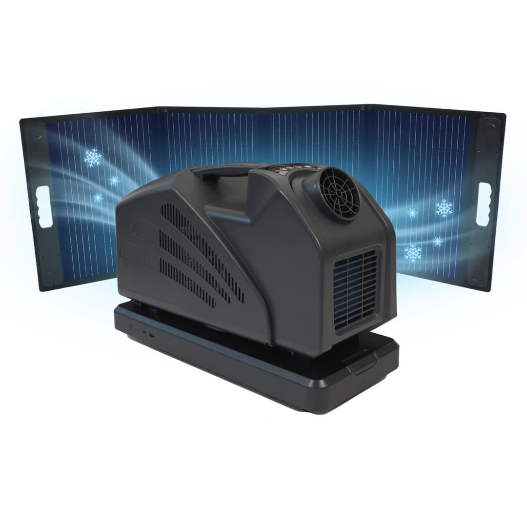 Chillzone Portable Solar A/C with 40-Watt Solar Panel