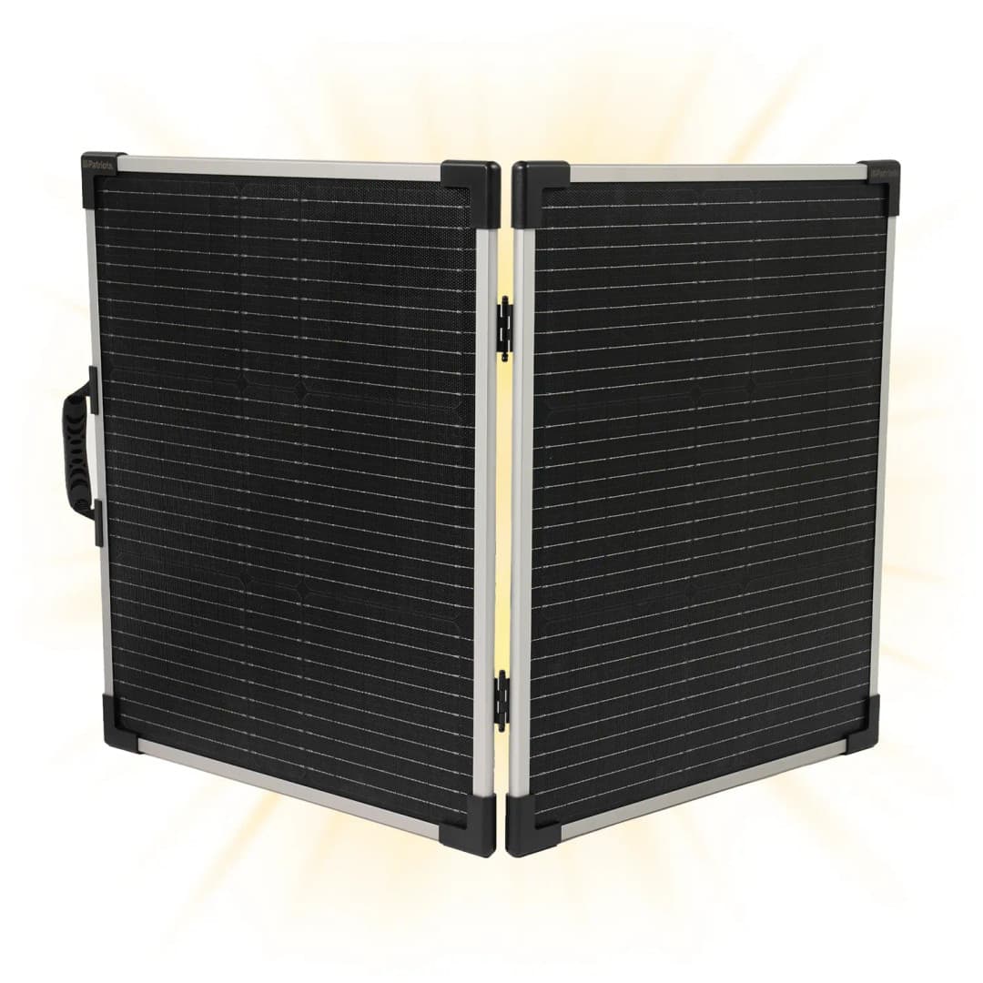 4Patriots 100-Watt portable folding solar panel.